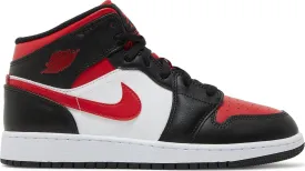 Air Jordan 1 Mid GS 'Bred Toe'