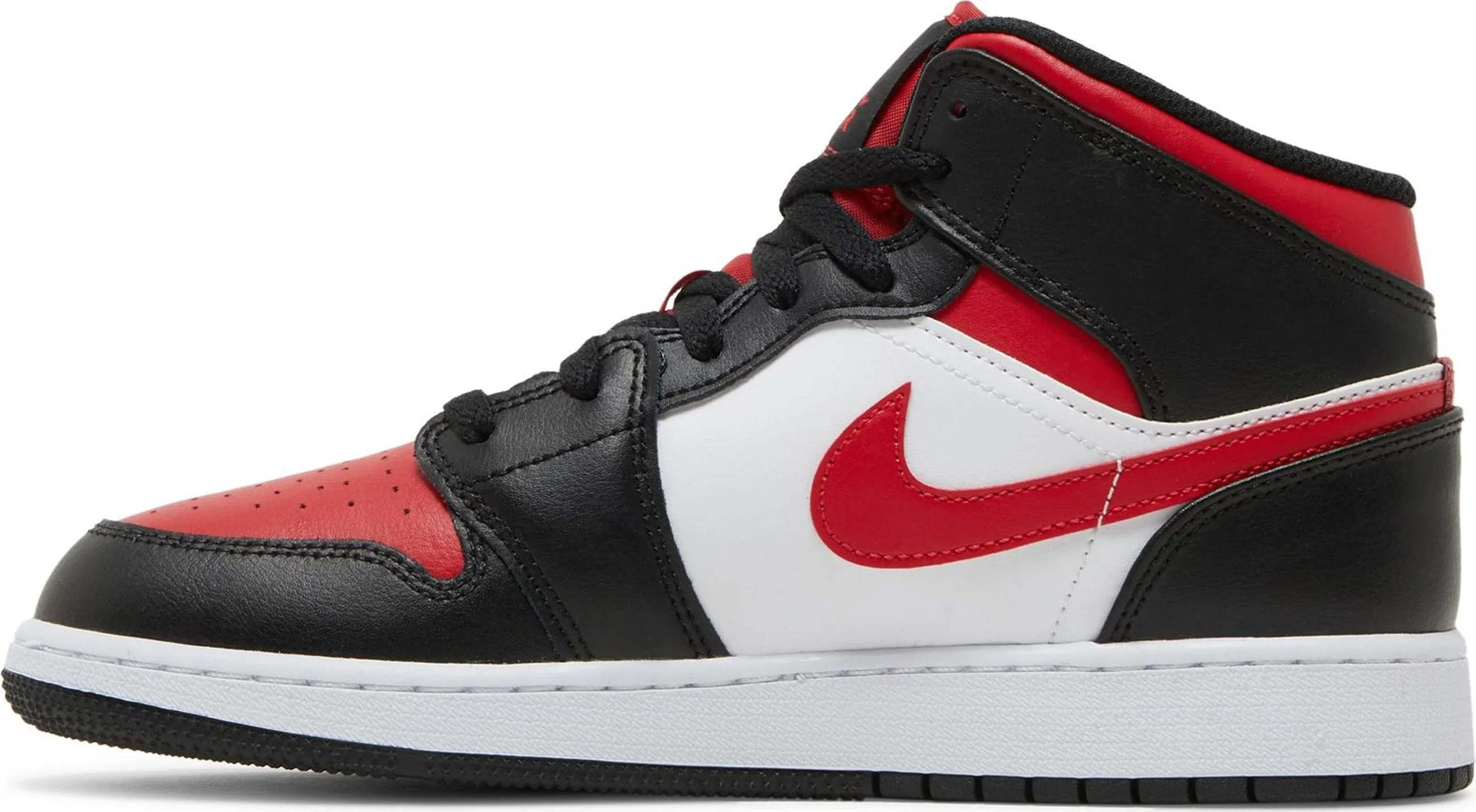 Air Jordan 1 Mid GS 'Bred Toe'