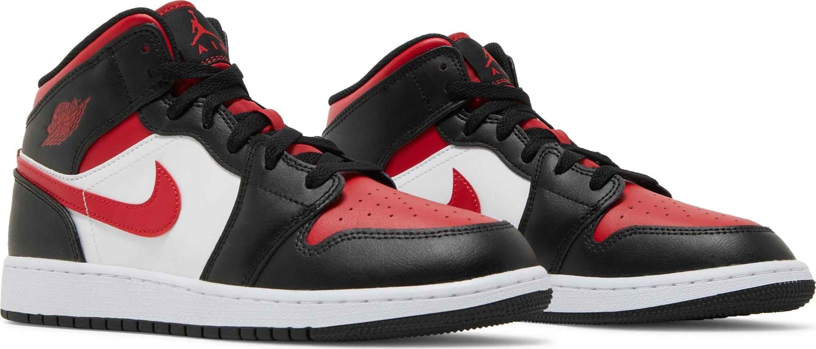 Air Jordan 1 Mid GS 'Bred Toe'