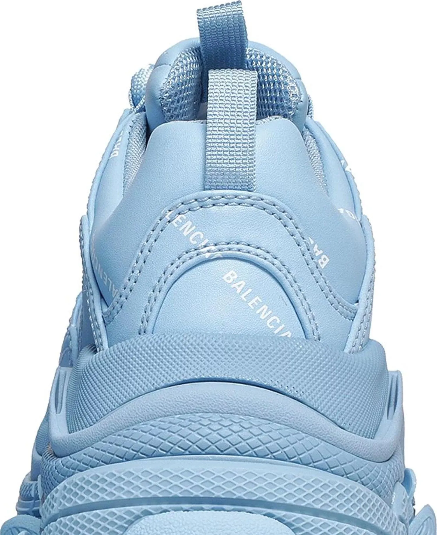BA Triple S Sneaker 'Allover Logo - Light Blue'