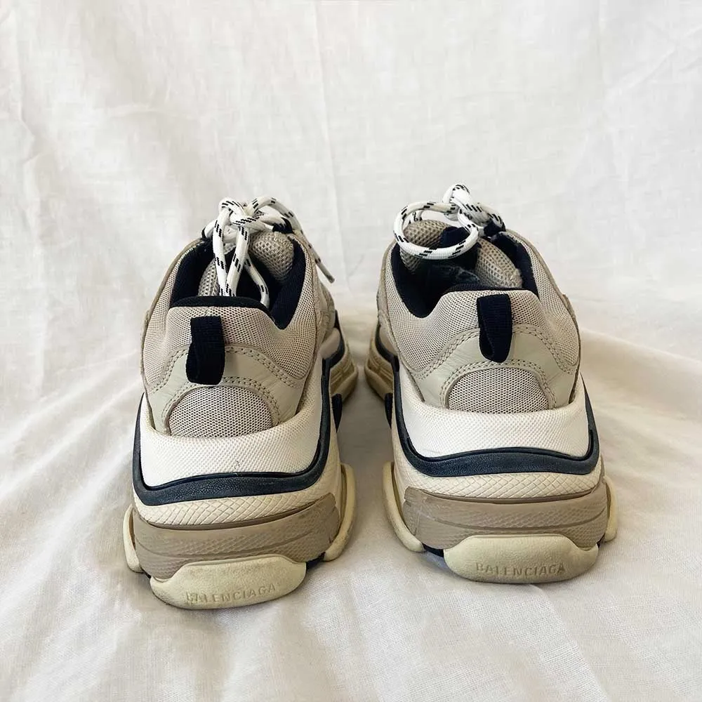 Balenciaga Triple S Beige Sneakers, 37