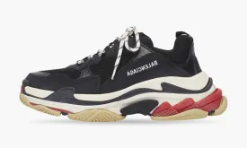 Balenciaga Triple S "Black White Red"