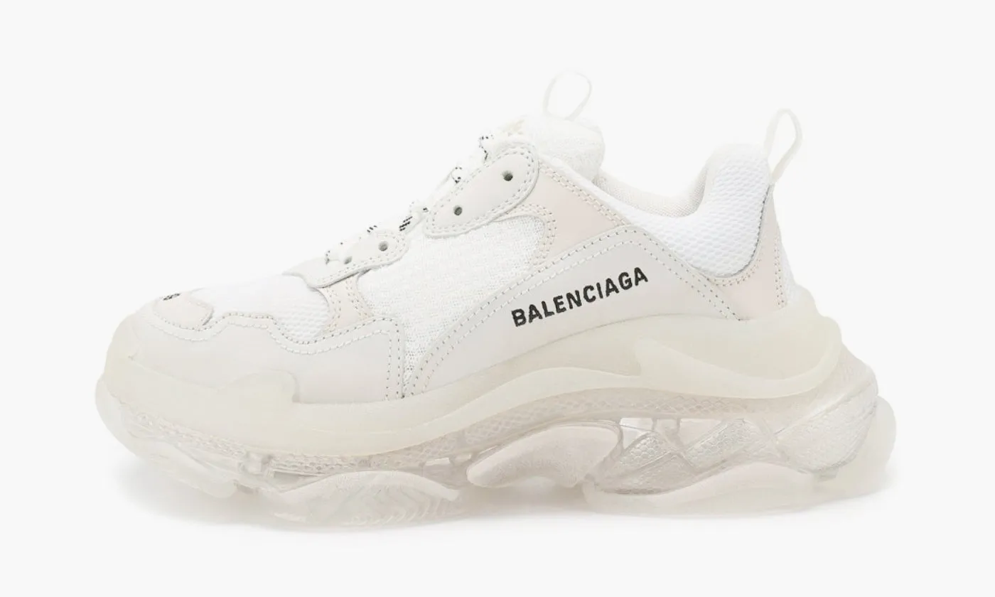 Balenciaga Triple S "Clear Sole White"