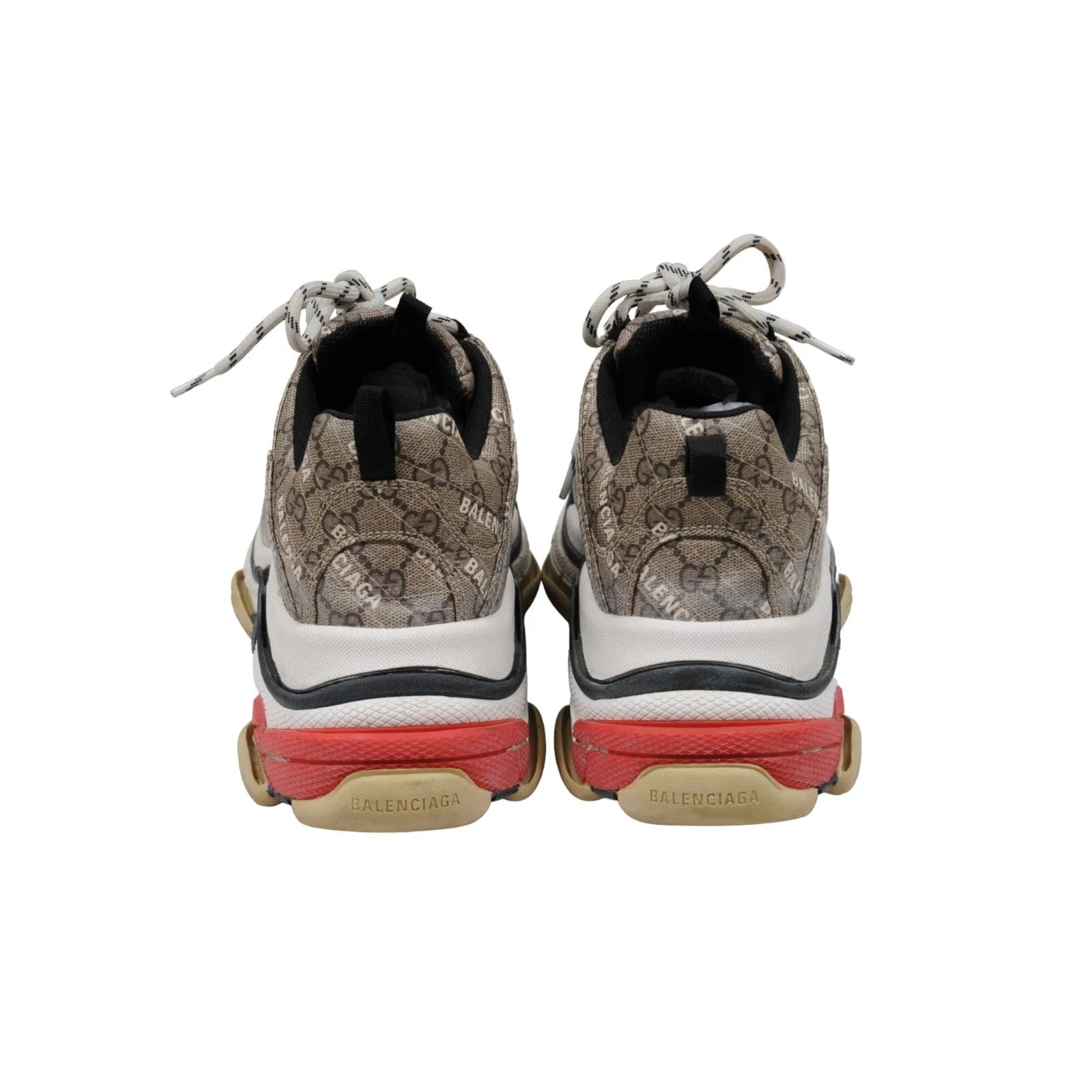 Beige Tan GG Monogram Gucci Triple S