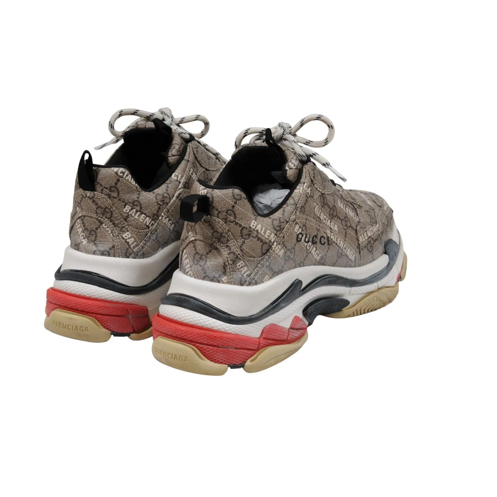 Beige Tan GG Monogram Gucci Triple S