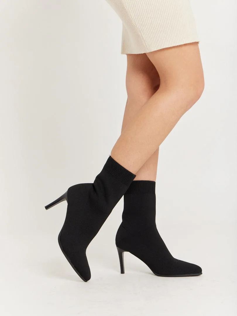 Bottines chaussettes stilettos