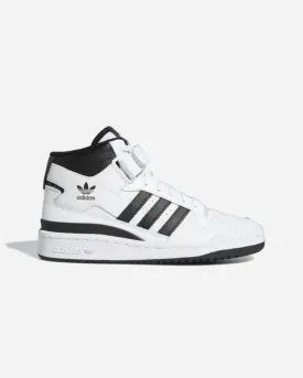 Forum Mid - White/Black