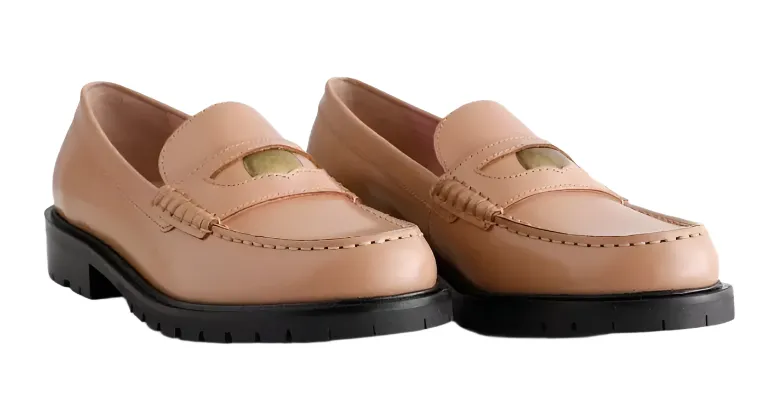 Free People Womens Liv Leather Loafers