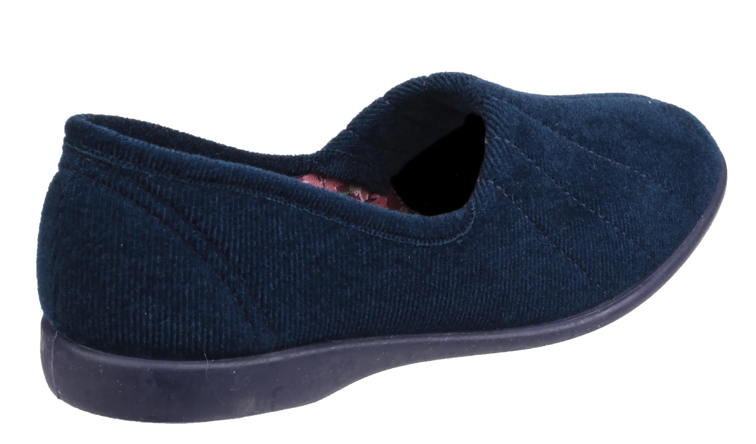 GBS Audrey Womens Velour Full Slipper