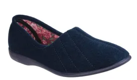 GBS Audrey Womens Velour Full Slipper