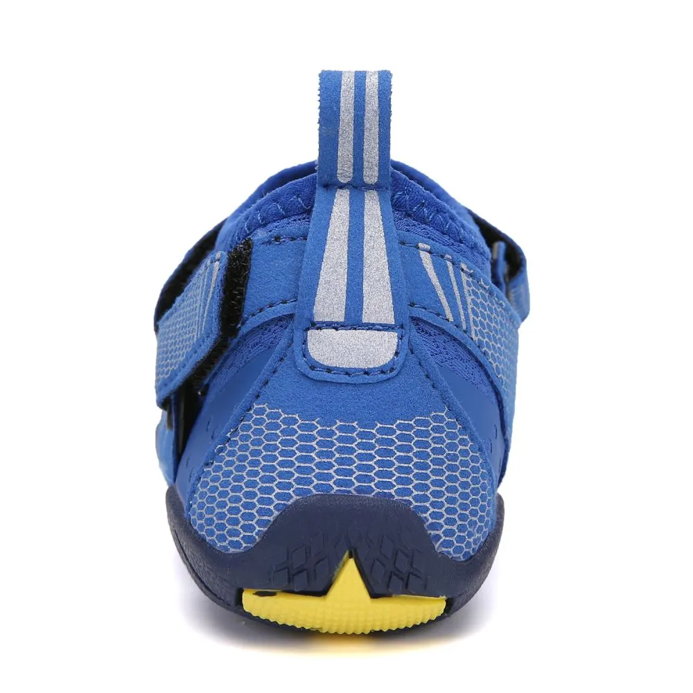 Kids' Water Shoes Barefoot Quick Dry Aqua Sports Boys Girls - Klein Blue Size BigKid US2 = EU32