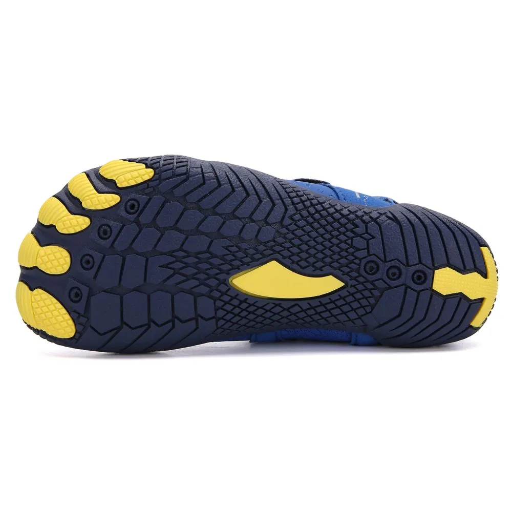 Kids' Water Shoes Barefoot Quick Dry Aqua Sports Boys Girls - Yellow Size BigKid US2 = EU32