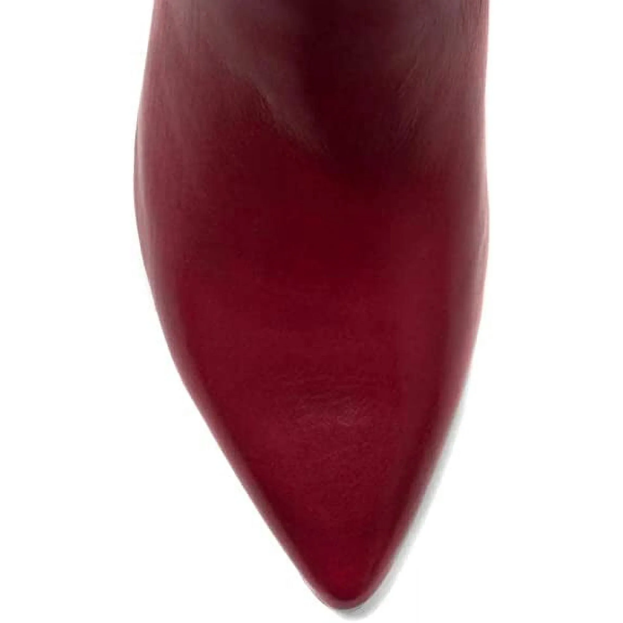 Luca Crimson Leather Franco Sarto Ankle Boot