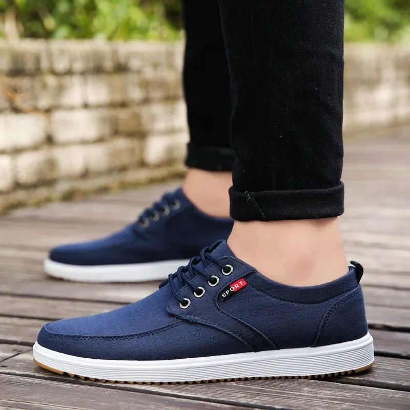 Men Casual Shoes Summer Canvas Shoes Men Breathable Casual Canvas Men Shoes Walking Men Shoes Home Factory sales