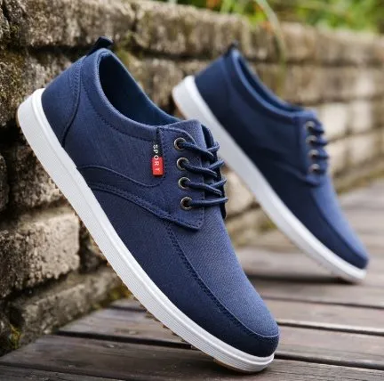 Men Casual Shoes Summer Canvas Shoes Men Breathable Casual Canvas Men Shoes Walking Men Shoes Home Factory sales