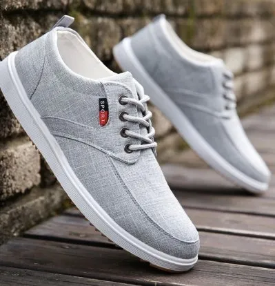 Men Casual Shoes Summer Canvas Shoes Men Breathable Casual Canvas Men Shoes Walking Men Shoes Home Factory sales