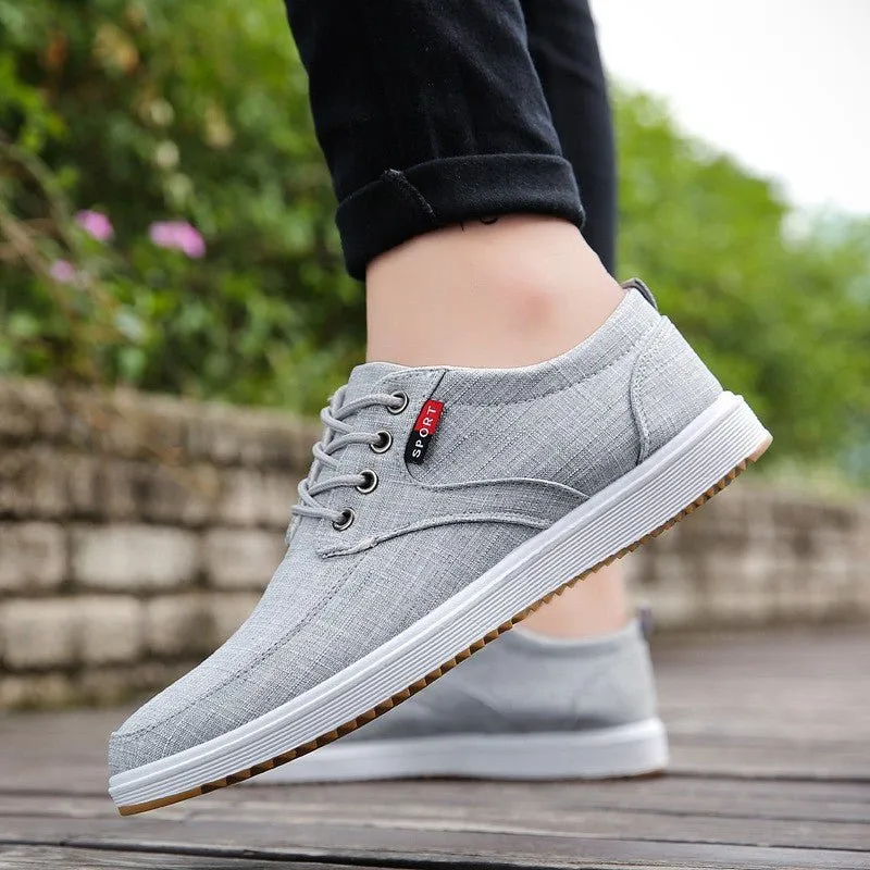 Men Casual Shoes Summer Canvas Shoes Men Breathable Casual Canvas Men Shoes Walking Men Shoes Home Factory sales