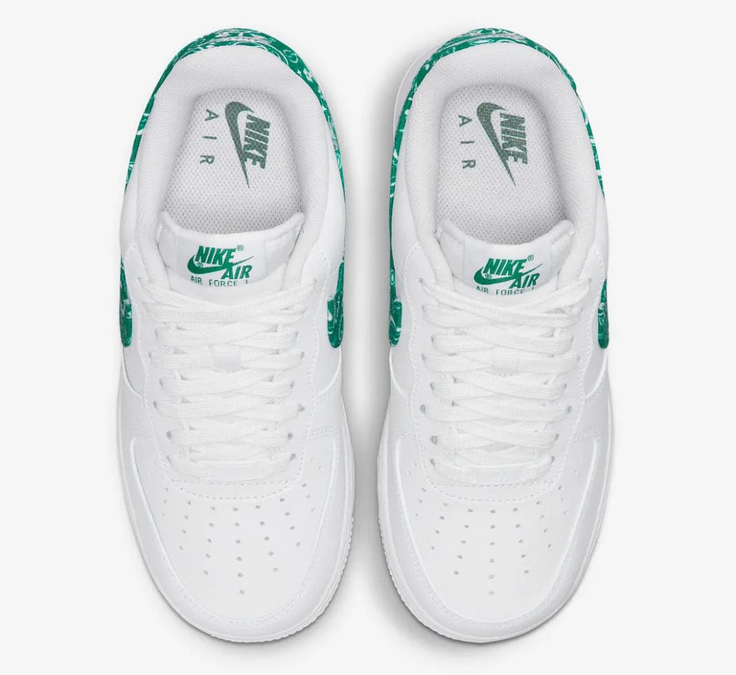 Nike Air Force 1 Low '07 Essential White Green Paisley (W)