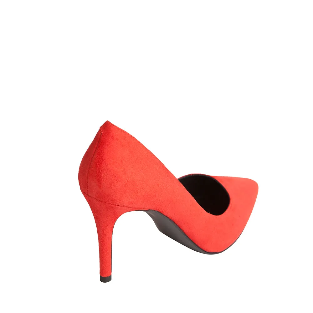 STILETTO VEGA ANTE ROJO TACÓN 7,9CM