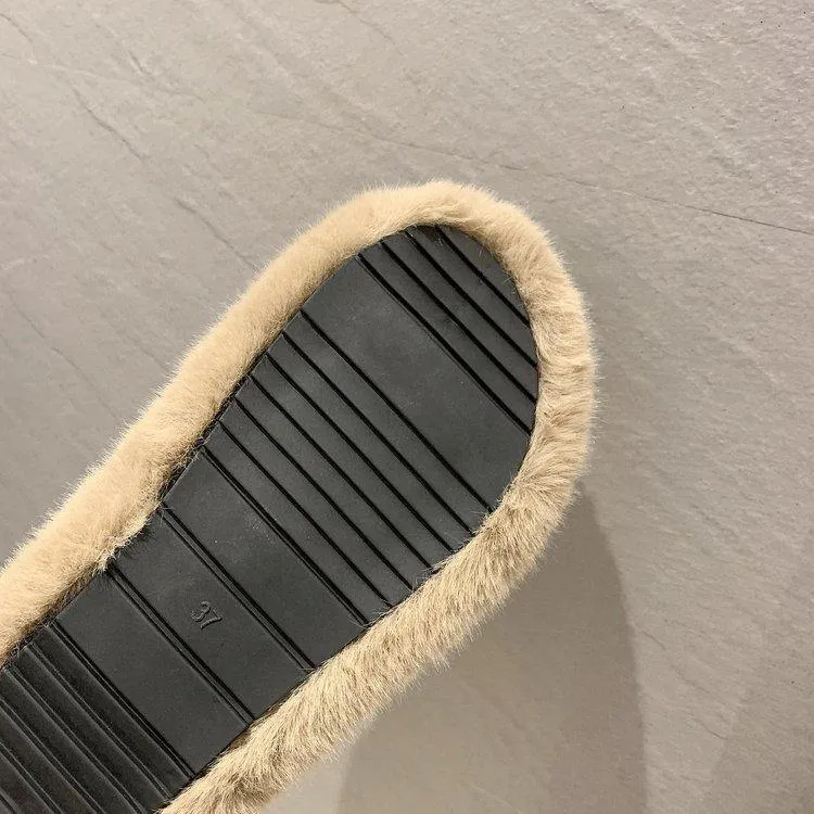 Women's Home Winter Furry Slippers